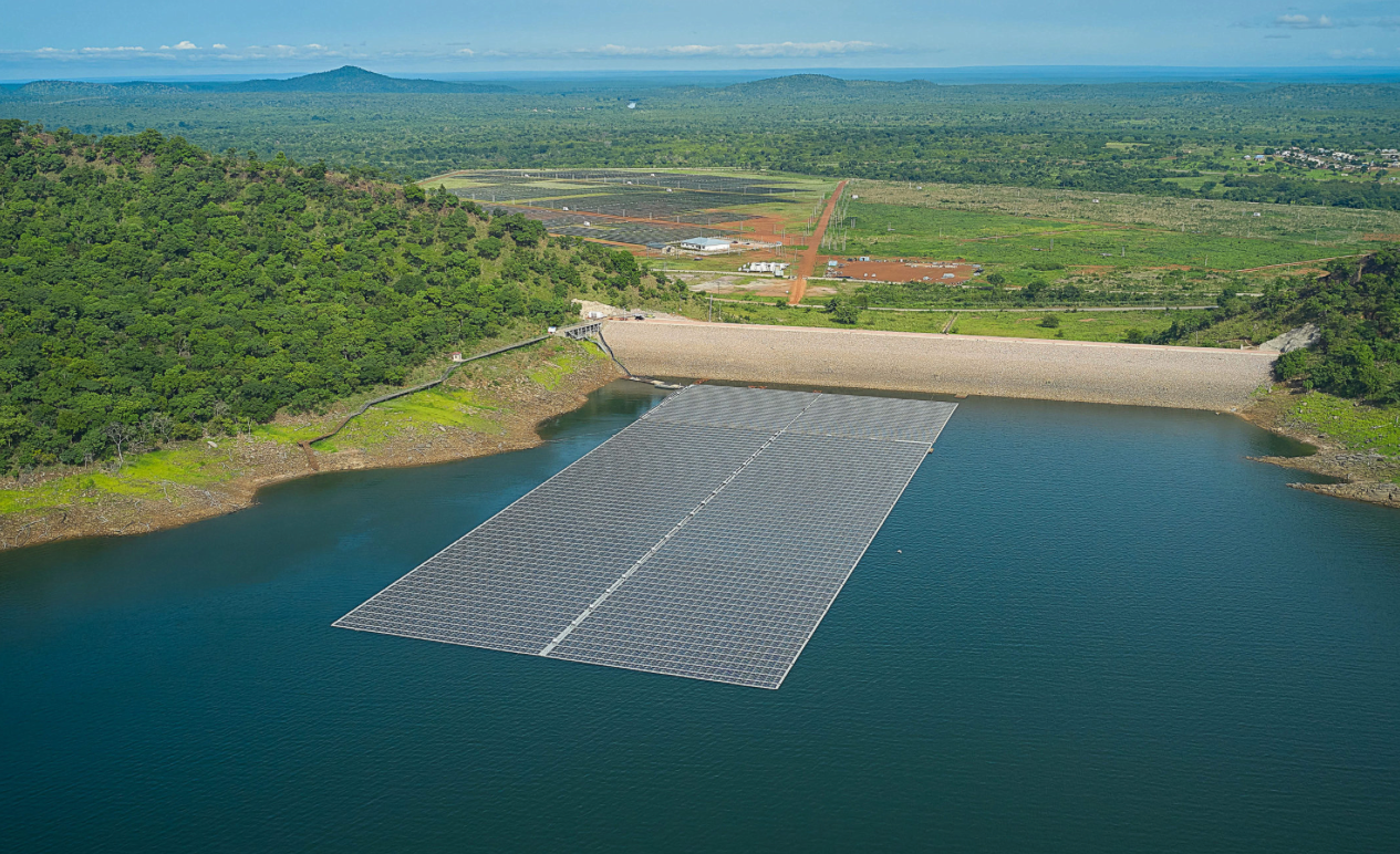 Ghana floating solar energy farm